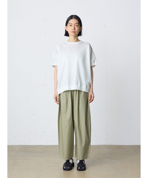 MidiUmi(ミディウミ)の「MidiUmi コクーンプルオーバー(Tシャツ/カットソー・レディース・カーキ/ブラック/ライトグレー/オフホワイト/チャコールグレー/ピンク・FREE)」の18枚目の写真