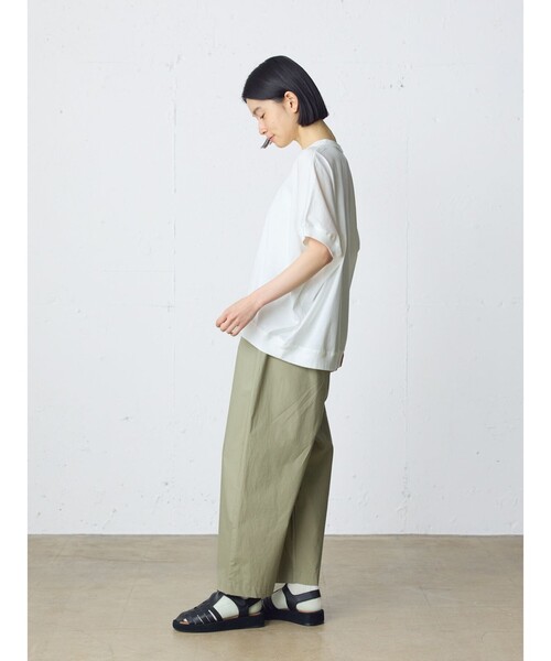 MidiUmi(ミディウミ)の「MidiUmi コクーンプルオーバー(Tシャツ/カットソー・レディース・カーキ/ブラック/ライトグレー/オフホワイト/チャコールグレー/ピンク・FREE)」の19枚目の写真