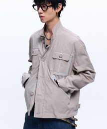 RSSC（アールエスエスシー）の「DENIM MIXED COTTON FIELD JACKET - GRAY（ミリタリージャケット）」