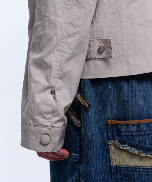 RSSC（アールエスエスシー）の「DENIM MIXED COTTON FIELD JACKET - GRAY（ミリタリージャケット・レディース・その他・1/2）」の9枚目の写真