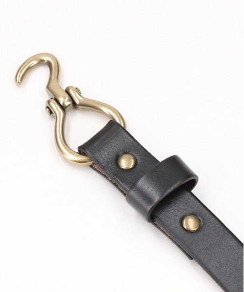 BACK NUMBER(バックナンバー)の「BACK NUMBER(バックナンバー)23mmレザーフックバックルベルト(ベルト・メンズ・ブラック/ブラウン・フリー)」の3枚目の写真