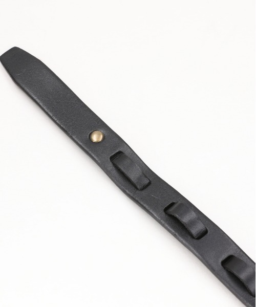 BACK NUMBER(バックナンバー)の「BACK NUMBER(バックナンバー)23mmレザーフックバックルベルト(ベルト・メンズ・ブラック/ブラウン・フリー)」の4枚目の写真