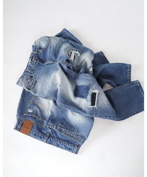 #Re:room(リルーム)の「ヴィンテージストレートデニムパンツ(デニムパンツ・メンズ・ブルー・SMALL)」の21枚目の写真