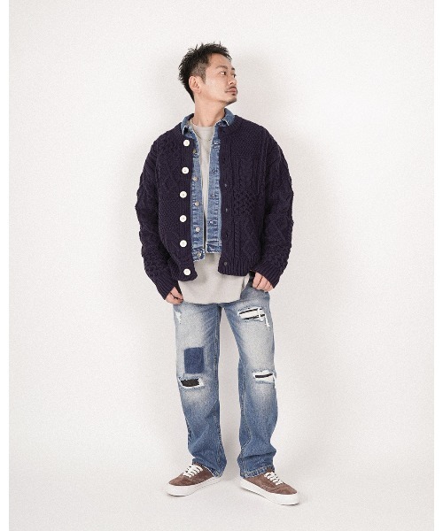 #Re:room(リルーム)の「ヴィンテージストレートデニムパンツ(デニムパンツ・メンズ・ブルー・SMALL)」の2枚目の写真