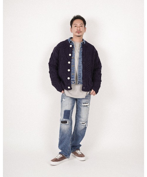 #Re:room(リルーム)の「ヴィンテージストレートデニムパンツ(デニムパンツ・メンズ・ブルー・SMALL)」の3枚目の写真