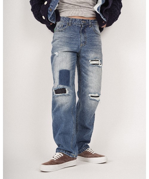 #Re:room(リルーム)の「ヴィンテージストレートデニムパンツ(デニムパンツ・メンズ・ブルー・SMALL)」の8枚目の写真