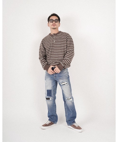 #Re:room(リルーム)の「ヴィンテージストレートデニムパンツ(デニムパンツ・メンズ・ブルー・SMALL)」の4枚目の写真