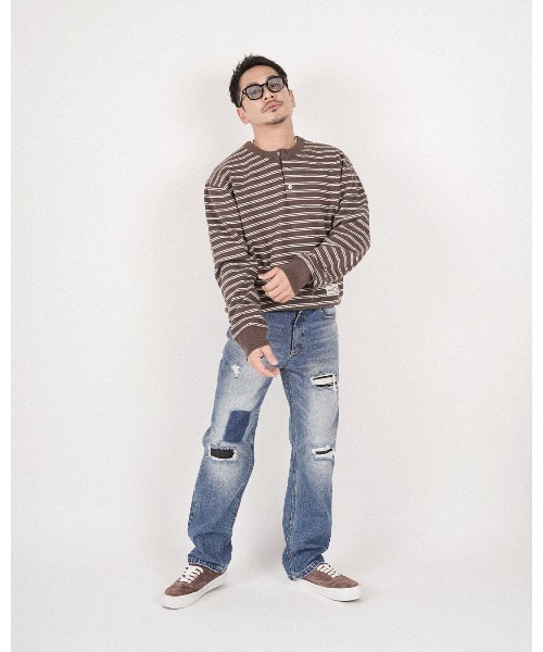 #Re:room(リルーム)の「ヴィンテージストレートデニムパンツ(デニムパンツ・メンズ・ブルー・SMALL)」の5枚目の写真