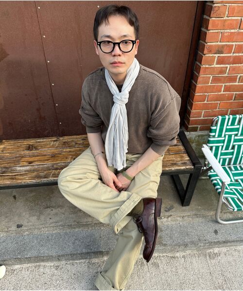 HOOVES（フーブス）の「マルチリップウォッシュドニットスリーブ[ストーンブラウン]（ニット/セーター・メンズ・その他・MEDIUM/LARGE/X-LARGE）」の7枚目の写真