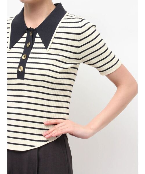 LAGUNAMOON（ラグナムーン）の「カラーネックラインニットプルオーバー（ニット/セーター・レディース・グレー/その他/アイボリー/ピンク/その他1/ベージュ/ネイビー・FREE）」の13枚目の写真