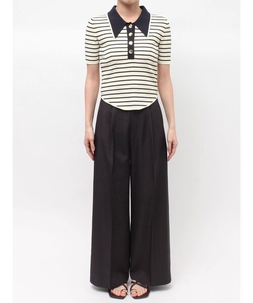 LAGUNAMOON（ラグナムーン）の「カラーネックラインニットプルオーバー（ニット/セーター・レディース・グレー/その他/アイボリー/ピンク/その他1/ベージュ/ネイビー・FREE）」の22枚目の写真