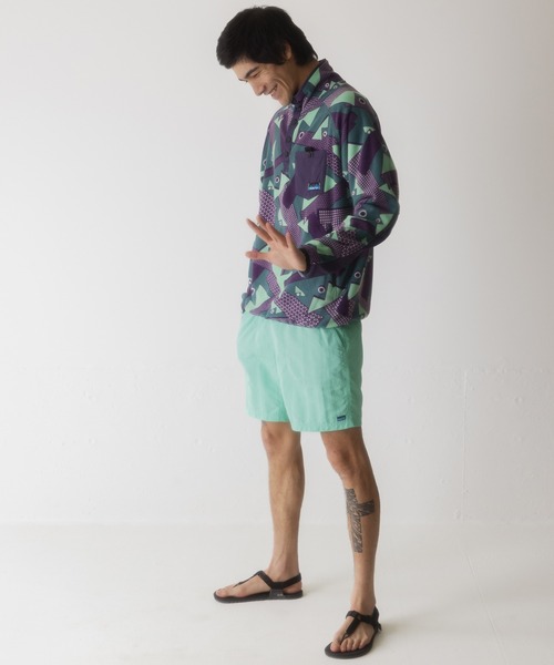 KAVU（カブー）の「KAVU/カブー River Short/リバーショーツ（その他パンツ・メンズ・ミント/オリーブ/ブルー・MEDIUM/SMALL）」の12枚目の写真