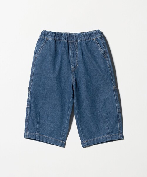 green label relaxing（グリーンレーベルリラクシング）の「デニム クロップド ペインター パンツ / キッズ  100cm-160cm（デニムパンツ・キッズ・ネイビー・110cm/100cm/120cm/130cm/140cm/150cm/160cm）」の6枚目の写真