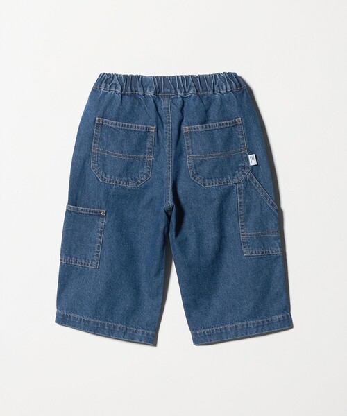 green label relaxing（グリーンレーベルリラクシング）の「デニム クロップド ペインター パンツ / キッズ  100cm-160cm（デニムパンツ・キッズ・ネイビー・110cm/100cm/120cm/130cm/140cm/150cm/160cm）」の7枚目の写真