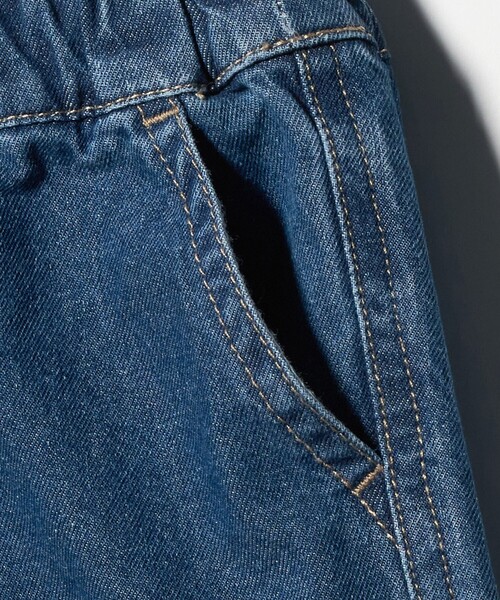 green label relaxing（グリーンレーベルリラクシング）の「デニム クロップド ペインター パンツ / キッズ  100cm-160cm（デニムパンツ・キッズ・ネイビー・110cm/100cm/120cm/130cm/140cm/150cm/160cm）」の9枚目の写真