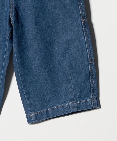 green label relaxing（グリーンレーベルリラクシング）の「デニム クロップド ペインター パンツ / キッズ  100cm-160cm（デニムパンツ・キッズ・ネイビー・110cm/100cm/120cm/130cm/140cm/150cm/160cm）」の12枚目の写真
