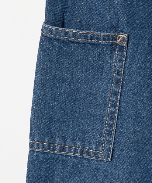 green label relaxing（グリーンレーベルリラクシング）の「デニム クロップド ペインター パンツ / キッズ  100cm-160cm（デニムパンツ・キッズ・ネイビー・110cm/100cm/120cm/130cm/140cm/150cm/160cm）」の14枚目の写真