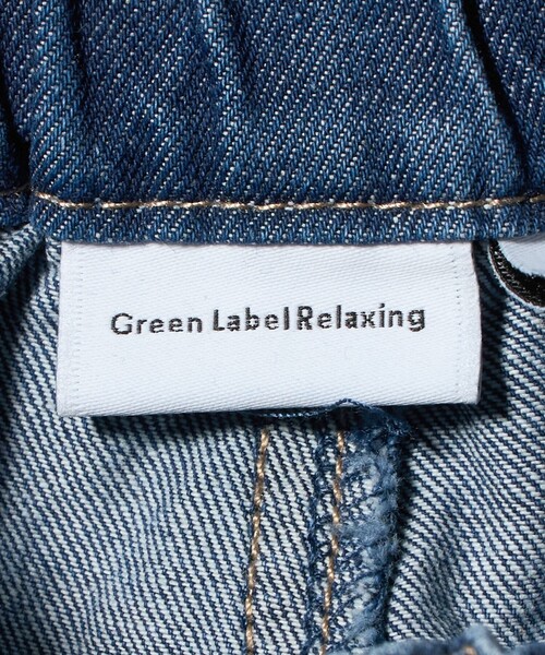 green label relaxing（グリーンレーベルリラクシング）の「デニム クロップド ペインター パンツ / キッズ  100cm-160cm（デニムパンツ・キッズ・ネイビー・110cm/100cm/120cm/130cm/140cm/150cm/160cm）」の18枚目の写真
