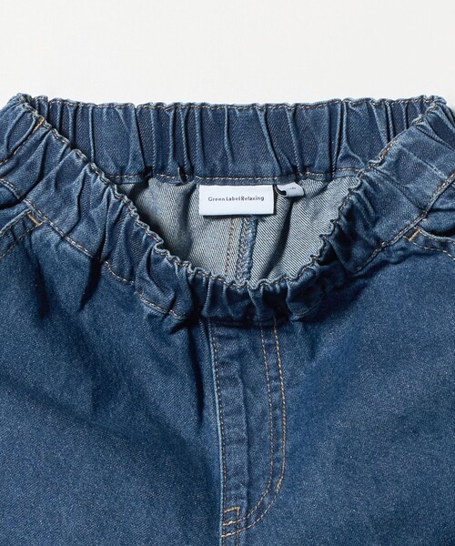 green label relaxing(グリーンレーベルリラクシング)の「デニム クロップド ペインター パンツ / キッズ 100cm-160cm(デニムパンツ・キッズ・ネイビー・110cm/100cm/120cm/130cm/140cm/150cm/160cm)」の21枚目の写真