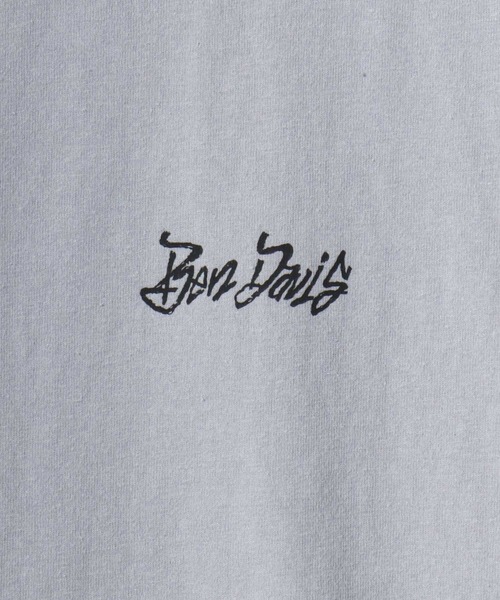BEN DAVIS(ベンデイビス)の「BEN DAVIS/ベンデイビス TGGING VNTG TEE/オーバーサイズ ヴィンテージ加工 ストリート バックプリント ロゴ ワンポイント 半袖Tシャツ/レディース メンズ(Tシャツ/カットソー・メンズ・ライトグレー/ブルー/ブラック・L/XL/M)」の17枚目の写真