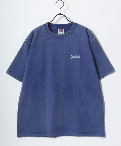 BEN DAVIS(ベンデイビス)の「BEN DAVIS/ベンデイビス TGGING VNTG TEE/オーバーサイズ ヴィンテージ加工 ストリート バックプリント ロゴ ワンポイント 半袖Tシャツ/レディース メンズ(Tシャツ/カットソー・メンズ・ライトグレー/ブルー/ブラック・L/XL/M)」の14枚目の写真