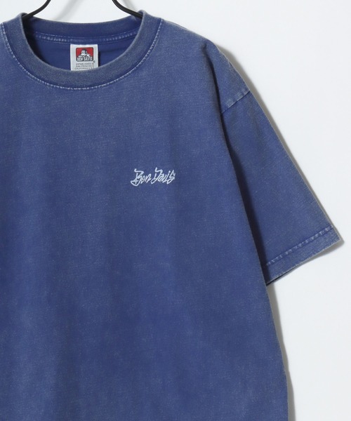 BEN DAVIS(ベンデイビス)の「BEN DAVIS/ベンデイビス TGGING VNTG TEE/オーバーサイズ ヴィンテージ加工 ストリート バックプリント ロゴ ワンポイント 半袖Tシャツ/レディース メンズ(Tシャツ/カットソー・メンズ・ライトグレー/ブルー/ブラック・L/XL/M)」の8枚目の写真