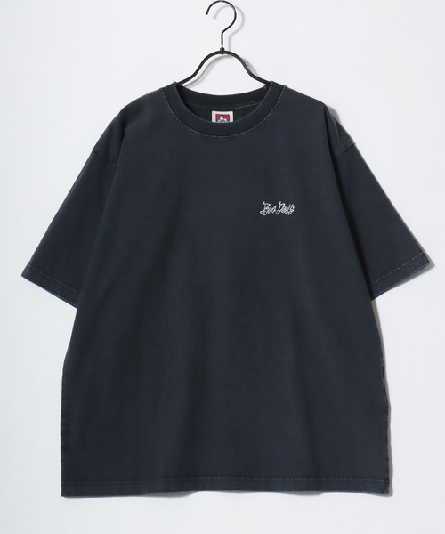 BEN DAVIS(ベンデイビス)の「BEN DAVIS/ベンデイビス TGGING VNTG TEE/オーバーサイズ ヴィンテージ加工 ストリート バックプリント ロゴ ワンポイント 半袖Tシャツ/レディース メンズ(Tシャツ/カットソー・メンズ・ライトグレー/ブルー/ブラック・L/XL/M)」の10枚目の写真