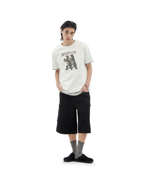 DEFGARMENTS（デフグラメンツ）の「LOUGH BEAR T-SHIRTS [IVORY]（Tシャツ/カットソー・レディース・その他・MEDIUM/LARGE）」の2枚目の写真
