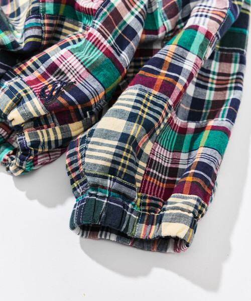 NAUTICA(ノーティカ)の「NAUTICA/ノーティカ ビッグシルエット パッチワーク マドラスチェック ジップアップ マリンパーカー(ブルゾン・メンズ・チェック・MEDIUM/LARGE/X-LARGE)」の15枚目の写真