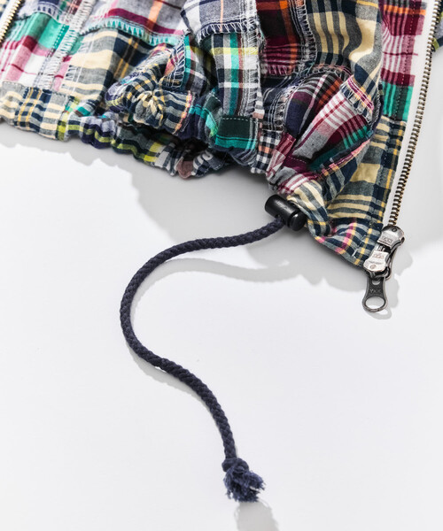 NAUTICA(ノーティカ)の「NAUTICA/ノーティカ ビッグシルエット パッチワーク マドラスチェック ジップアップ マリンパーカー(ブルゾン・メンズ・チェック・MEDIUM/LARGE/X-LARGE)」の17枚目の写真