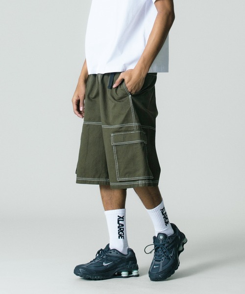 XLARGE(エクストララージ)の「RESORT CARGO SHORT PANTS(カーゴパンツ・メンズ・オリーブ/ベージュ/ブラック・S/M/L/XL)」の19枚目の写真