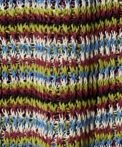 Coohem（コーヘン）の「＜COOHEM＞ SUKE BORDER VEST/ベスト（ベスト・メンズ・レッド/ライム・L/M）」の9枚目の写真