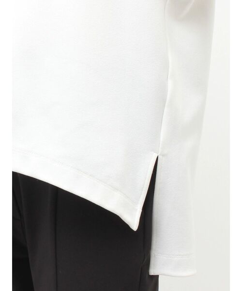 ELENDEEK（エレンディーク）の「オフネックカットソー（Tシャツ/カットソー・レディース・オフホワイト/ブラック/ブラウン・FREE）」の14枚目の写真