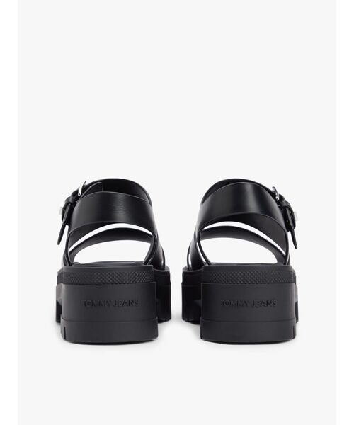 tommy jeans（トミー ジーンズ）の「ストラップレザーマックスサンダル（サンダル・レディース・ブラック・24.5cm/23.5cm/24cm/23cm）」の4枚目の写真