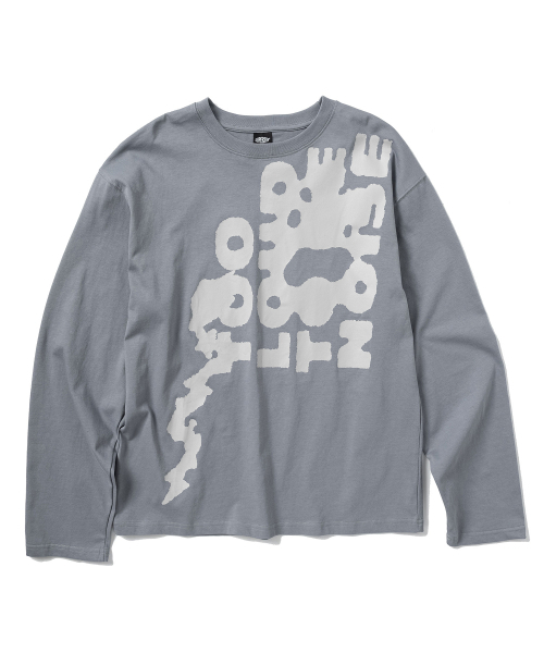 SUPERSUB(スーパーサブ)の「サンダーノイズ 長袖Tシャツ - アッシュブルー(Tシャツ/カットソー・レディース・その他・MEDIUM/LARGE)」の1枚目の写真