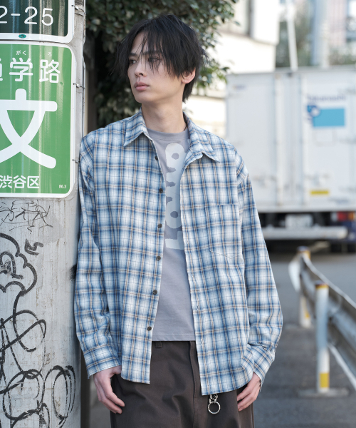 SUPERSUB(スーパーサブ)の「サンダーノイズ 長袖Tシャツ - アッシュブルー(Tシャツ/カットソー・レディース・その他・MEDIUM/LARGE)」の4枚目の写真