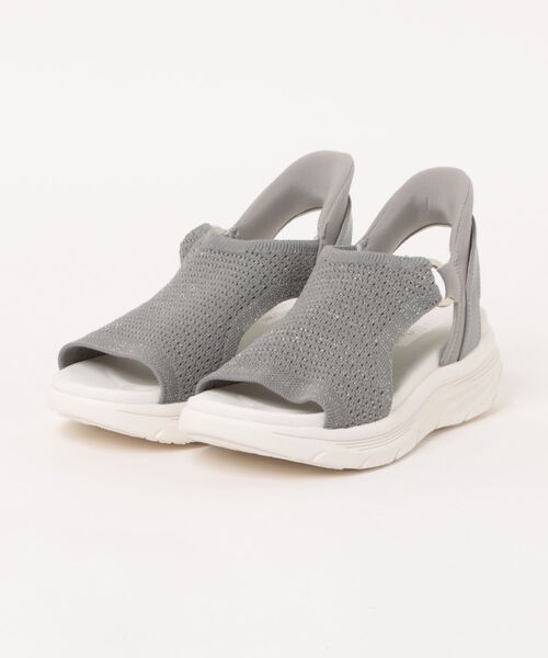 Piedi Nudi(ピエディヌーディ)の「Fit Partner / ハンズフリータイプ 厚底クッション スポーツサンダル(サンダル・レディース・ピンク/グレー/ブラック・M/S/LL/L)」の1枚目の写真