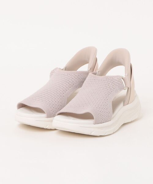 Piedi Nudi(ピエディヌーディ)の「Fit Partner / ハンズフリータイプ 厚底クッション スポーツサンダル(サンダル・レディース・ピンク/グレー/ブラック・M/S/LL/L)」の3枚目の写真