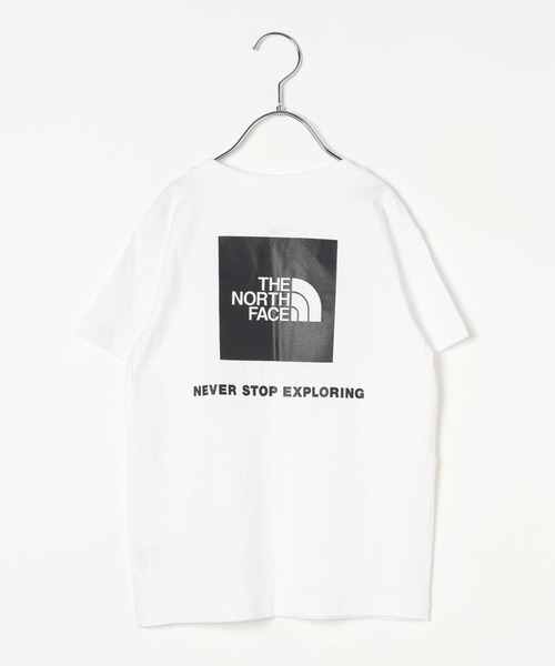THE NORTH FACE（ザノースフェイス）の「【THE NORTH FACE(ザ・ノース・フェイス)】バックスクエアロゴＴ(KIDS)（Tシャツ/カットソー・キッズ・ホワイト/ブルー/ブラック/ピンク・140cm/150cm/160cm/130cm）」の7枚目の写真