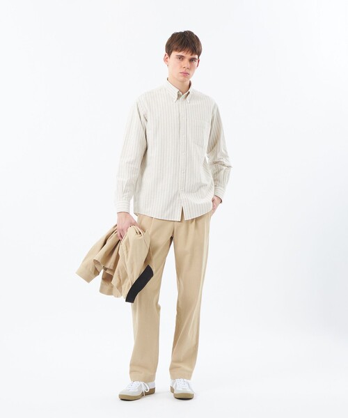 MACKINTOSH PHILOSOPHY(マッキントッシュ フィロソフィー)の「シャンブレー/ストライプ リラックスボタンダウンシャツ(シャツ/ブラウス・メンズ・ブルー系その他7/ベージュ系その他2/ブルー系その他3・38/40)」の7枚目の写真