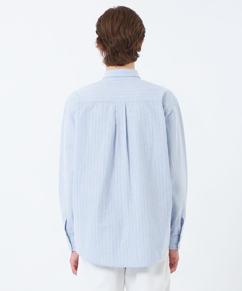 MACKINTOSH PHILOSOPHY(マッキントッシュ フィロソフィー)の「シャンブレー/ストライプ リラックスボタンダウンシャツ(シャツ/ブラウス・メンズ・ブルー系その他7/ベージュ系その他2/ブルー系その他3・38/40)」の10枚目の写真