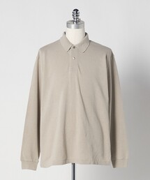 <LOEFF>ピケ ロングスリーブ ポロシャツ UNISEX