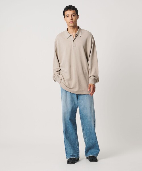 LOEFF(ロエフ)の「<LOEFF>ピケ ロングスリーブ ポロシャツ UNISEX(ポロシャツ・レディース・ダークグレー/ナチュラル/グレー系・0/1/2)」の15枚目の写真