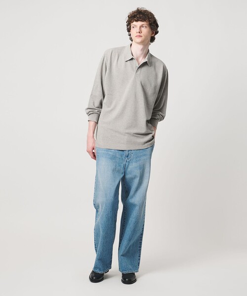 LOEFF(ロエフ)の「<LOEFF>ピケ ロングスリーブ ポロシャツ UNISEX(ポロシャツ・レディース・ダークグレー/ナチュラル/グレー系・0/1/2)」の18枚目の写真