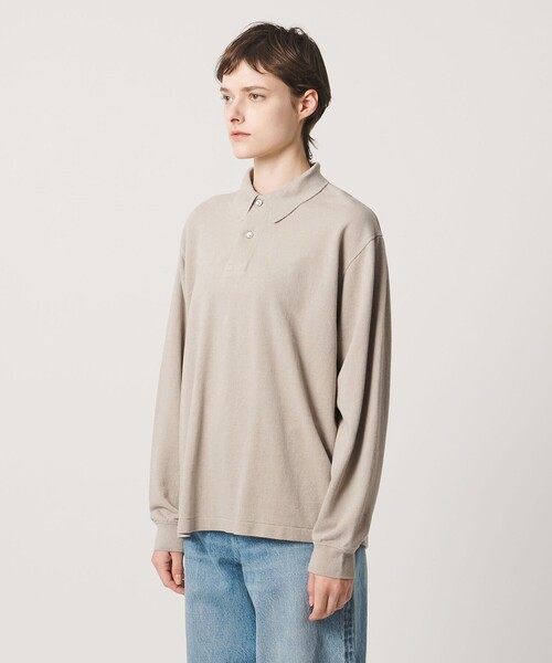 LOEFF(ロエフ)の「<LOEFF>ピケ ロングスリーブ ポロシャツ UNISEX(ポロシャツ・レディース・ダークグレー/ナチュラル/グレー系・0/1/2)」の20枚目の写真