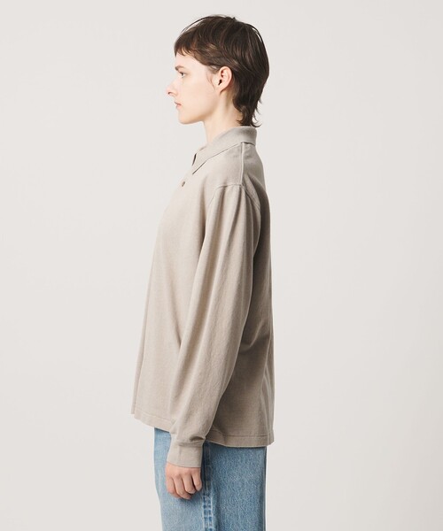 LOEFF(ロエフ)の「<LOEFF>ピケ ロングスリーブ ポロシャツ UNISEX(ポロシャツ・レディース・ダークグレー/ナチュラル/グレー系・0/1/2)」の21枚目の写真