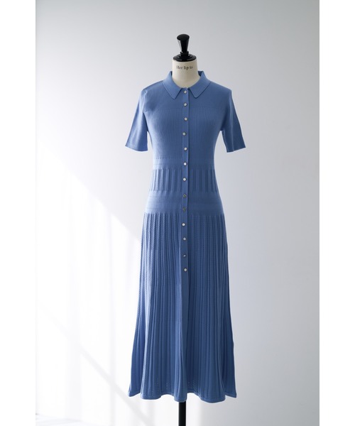 Her lip to（ハーリップトゥー）の「Eyelet Polo Knit Dress
