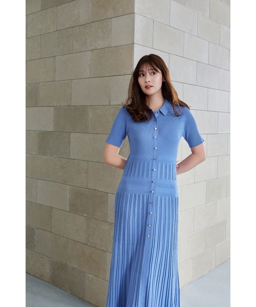 Her lip to（ハーリップトゥー）の「Eyelet Polo Knit Dress