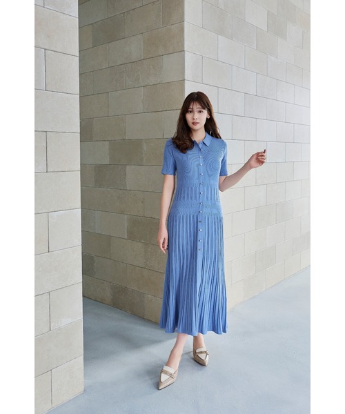 Her lip to（ハーリップトゥー）の「Eyelet Polo Knit Dress