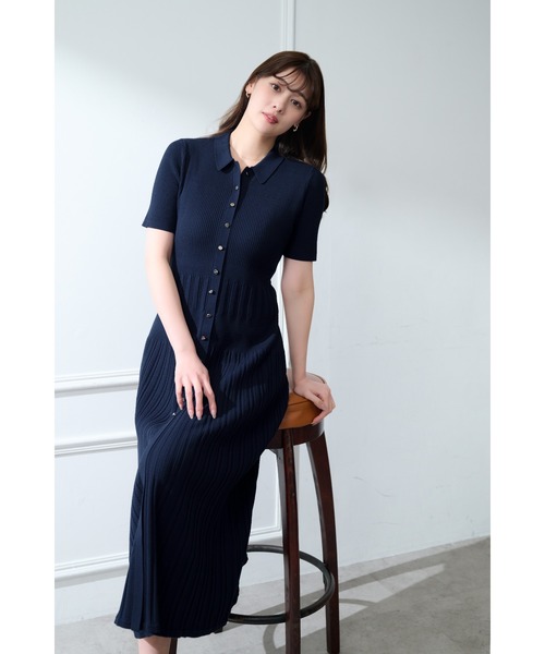 Her lip to（ハーリップトゥー）の「Eyelet Polo Knit Dress